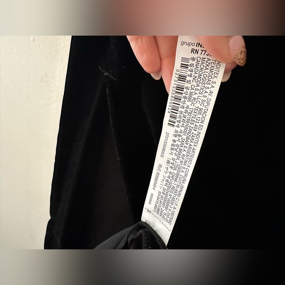 NWT Zara Velvet Dress - Picture 10 of 10